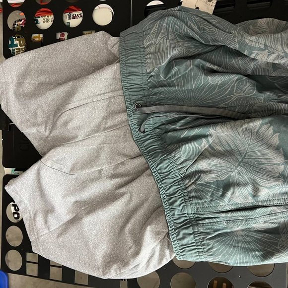 Link‎ Soul Golf Large Tempus Fugit Printed Shorts Green Men New - Picture 9 of 11